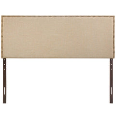 Region Cafe Nailhead Upholstered Queen Headboard - Ornate Home