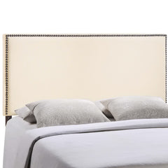 Region Ivory Nailhead Upholstered Full Headboard - Ornate Home