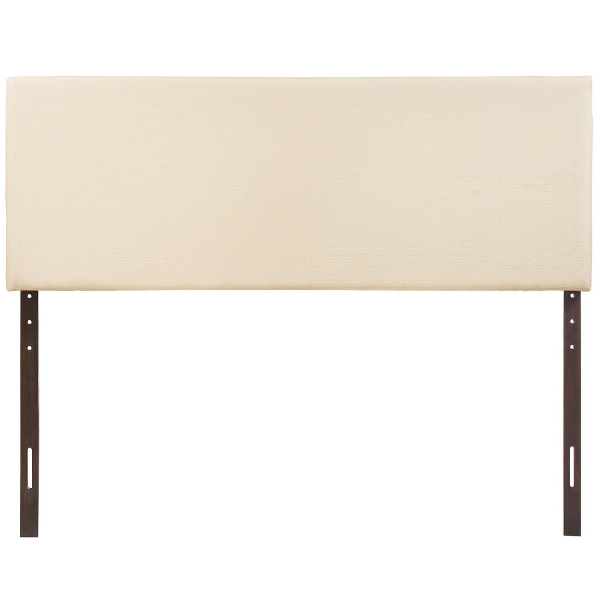 Region Ivory Upholstered Fabric King Headboard - Ornate Home