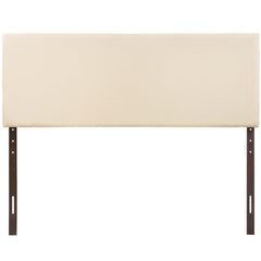 Region Ivory Upholstered Fabric King Headboard - Ornate Home