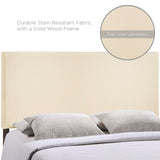 Region Ivory Upholstered Queen Headboard - Ornate Home