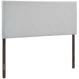 Region Sky Gray Upholstered Fabric Full Headboard - Ornate Home