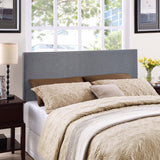 Region Smoke Upholstered Queen Headboard - Ornate Home