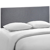 Region Smoke Upholstered Queen Headboard - Ornate Home