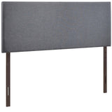 Region Smoke Upholstered Queen Headboard - Ornate Home
