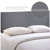 Region Smoke Upholstered Queen Headboard - Ornate Home