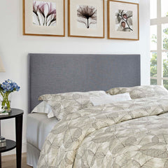Region Smoke Upholstered Queen Headboard - Ornate Home
