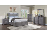 Regulus Gray 4 Pc. Queen Bedroom Set - Ornate Home