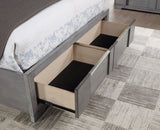 Regulus Gray 5 Pc. Queen Bedroom Set w/ 2NS - Ornate Home