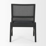 Reid Black Cane Back Dining Side Chair - Ornate Home