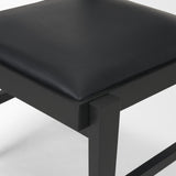 Reid Black Cane Back Dining Side Chair - Ornate Home