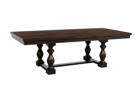Reid Dark Cherry Dining Table - Ornate Home