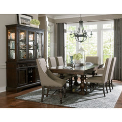Reid Dark Cherry Dining Table - Ornate Home