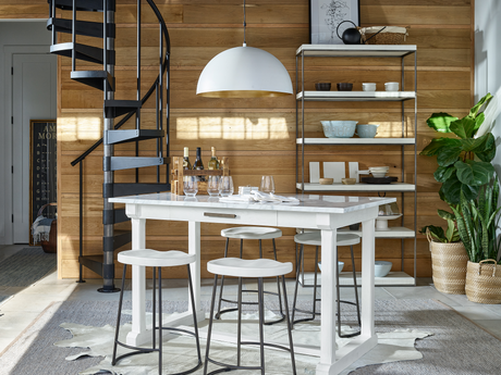 Reid Picket Fence Counter Stool - Ornate Home