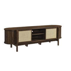 Reid Walnut 61" TV Stand - Ornate Home
