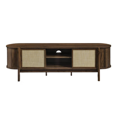 Reid Walnut 61" TV Stand - Ornate Home
