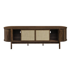 Reid Walnut 61" TV Stand - Ornate Home