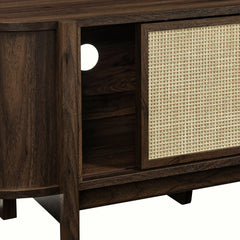 Reid Walnut 61" TV Stand - Ornate Home