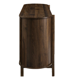 Reid Walnut 63" Curved Sideboard - Ornate Home