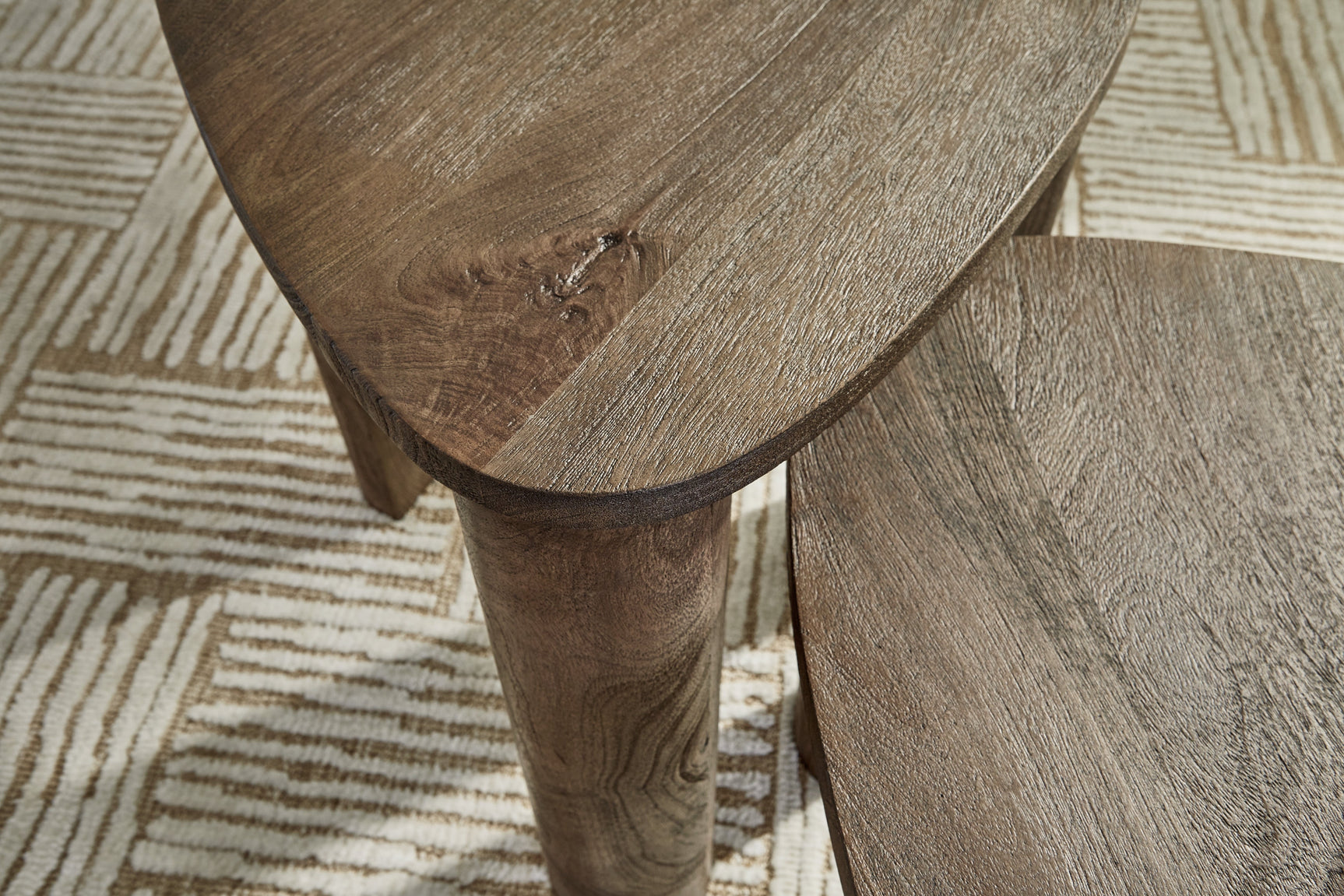 Reidport Grayish Brown Accent Coffee Table (Set of 2) (Online Special Price) - Ornate Home