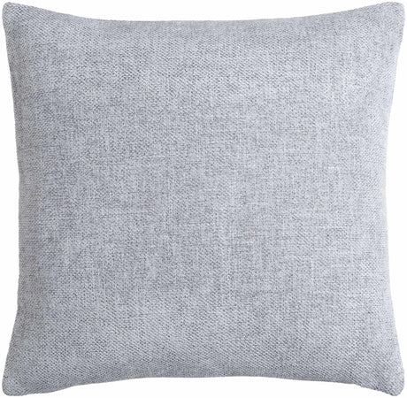Reijo Silver&Blue Linen Look Accent Pillow - Ornate Home
