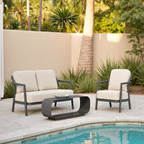 Rein Beige Loveseat - Ornate Home