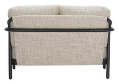 Rein Beige Loveseat - Ornate Home