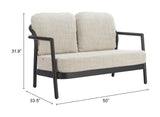 Rein Beige Loveseat - Ornate Home