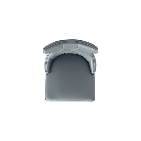 Reine Faux Leather Dining Chair in Pebble Grey (set of 4) - Ornate Home