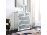 Rekha Mirrored & Faux Crystals Chest - Ornate Home