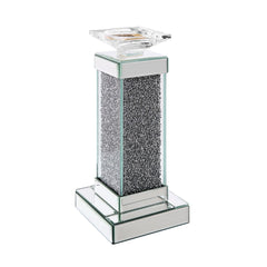 Rekha Mirrored/Faux Diamonds Candle Holder (Set of 2) - Ornate Home