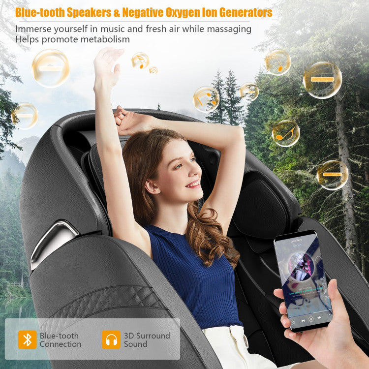 Relaxation 09 - Electric Zero Gravity Heated Massage Chair with SL Track - Ornate Home