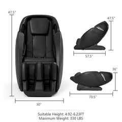 Relaxation 09 - Electric Zero Gravity Heated Massage Chair with SL Track - Ornate Home