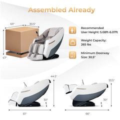 Relaxation 29-Full Body Massage Chair with Waist Heating & Airbag Massage - Ornate Home
