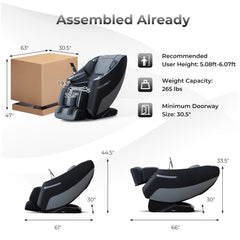 Relaxation 29-Full Body Massage Chair with Waist Heating & Airbag Massage - Ornate Home