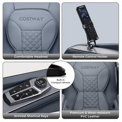 Relaxation 29-Full Body Massage Chair with Waist Heating & Airbag Massage - Ornate Home