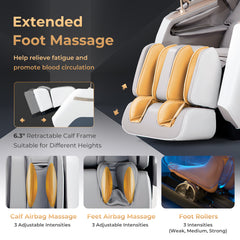 Relaxation 29-Full Body Massage Chair with Waist Heating & Airbag Massage - Ornate Home