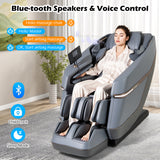 Relaxation 48 - Full Body Zero Gravity Massage Chair SL Track Recliner with Touch Screen - Ornate Home