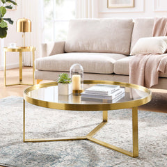 Relay Gold Coffee Table - Ornate Home