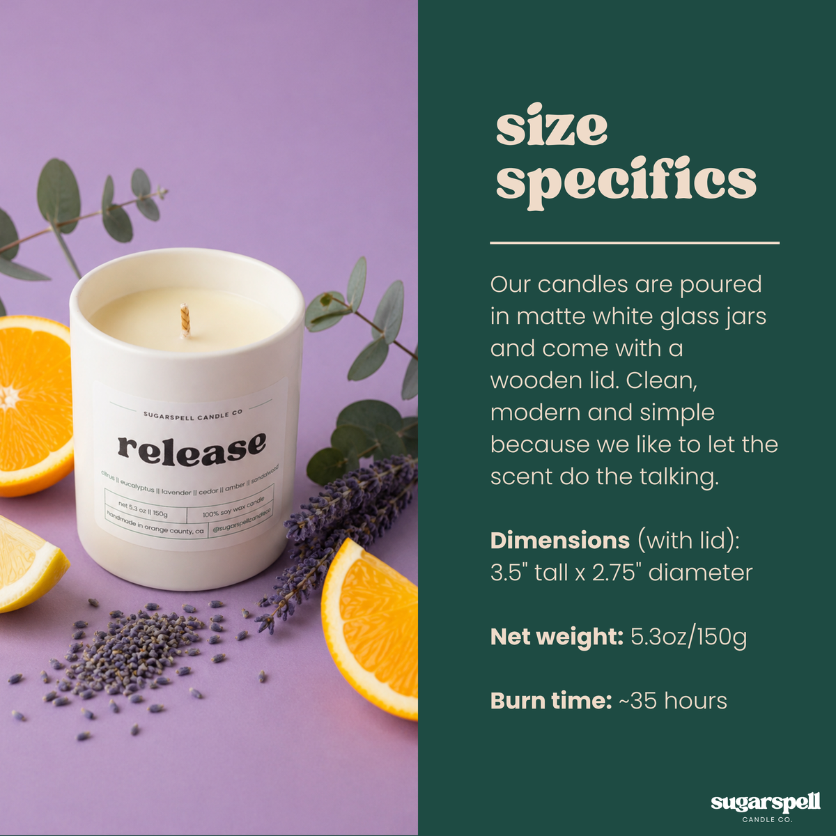 Release 5.3oz Soy Candle - Ornate Home