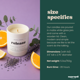 Release 5.3oz Soy Candle