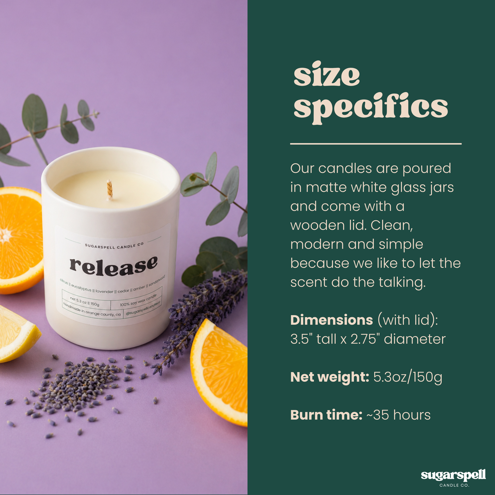 Release 5.3oz Soy Candle