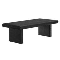 Relic Black Concrete Textured Coffee Table - Ornate Home