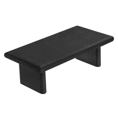 Relic Black Concrete Textured Coffee Table - Ornate Home