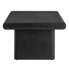 Relic Black Concrete Textured Coffee Table - Ornate Home