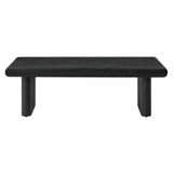 Relic Black Concrete Textured Coffee Table - Ornate Home