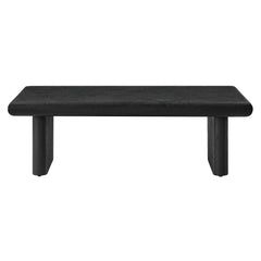 Relic Black Concrete Textured Coffee Table - Ornate Home