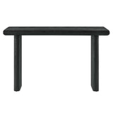 Relic Black Concrete Textured Console Table - Ornate Home