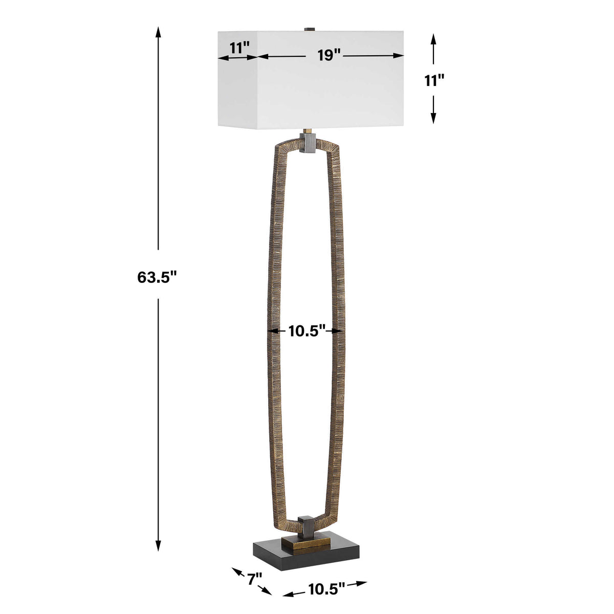 Relic Gold Floor Lamp - Ornate Home
