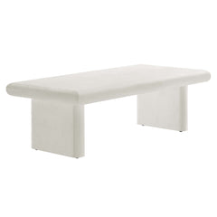 Relic White Concrete Textured Coffee Table - Ornate Home